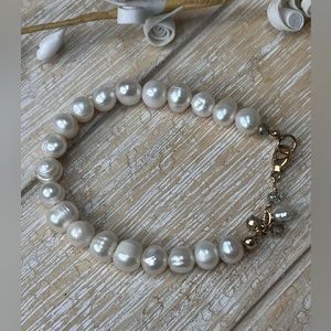 Real pearl little girl bracelet